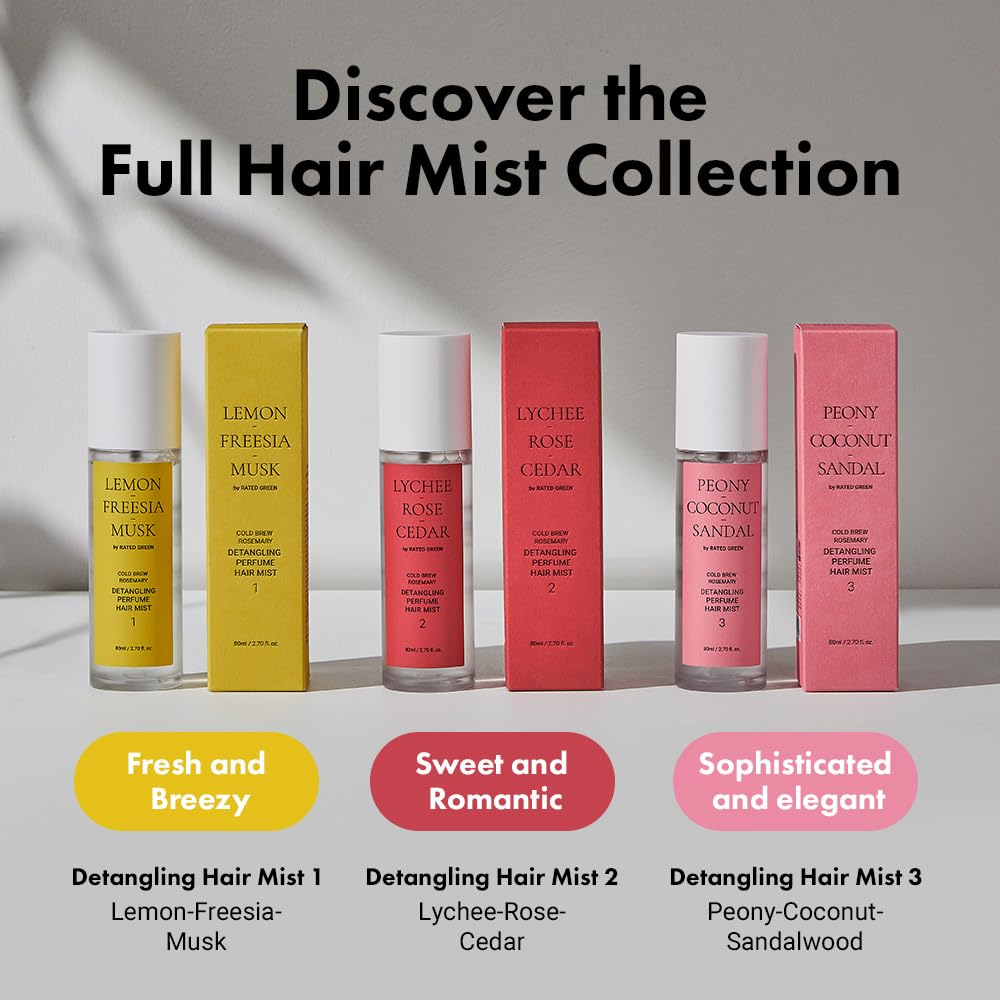 DETANGLING PERFUME HAIR MIST 01 (LEMON-FREESIA-MUSK)
