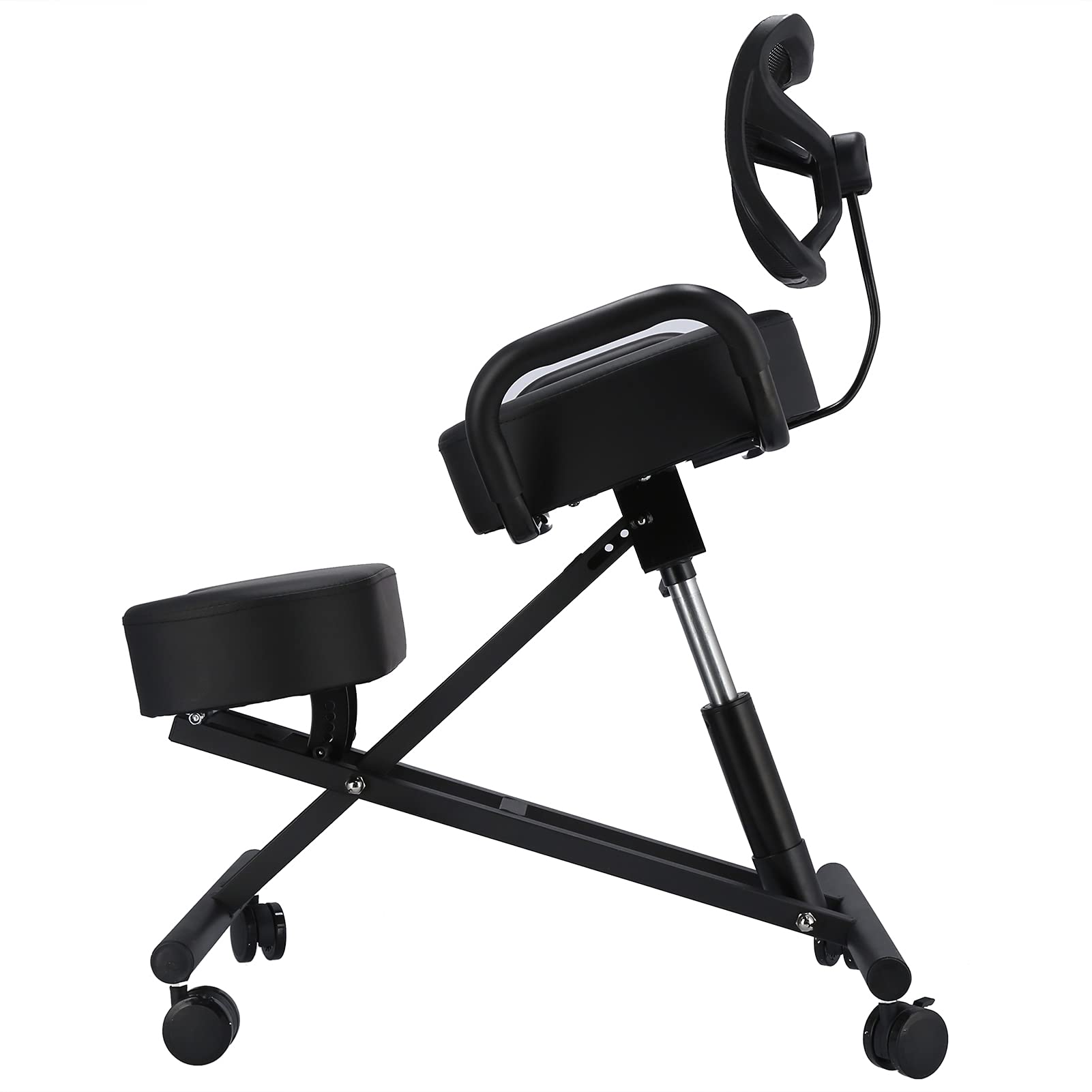 GOTOTOP Chaise à genoux - Tabouret orthopédique réglable - Ergonomique - Respirant - Pour la banque - Pour le bureau ou la maison - Pour la réception ou la salle de réunion