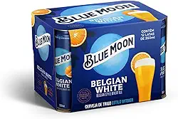 Blue Moon Cerveja Belgian White Ale Lata 350ML 12 Unidades