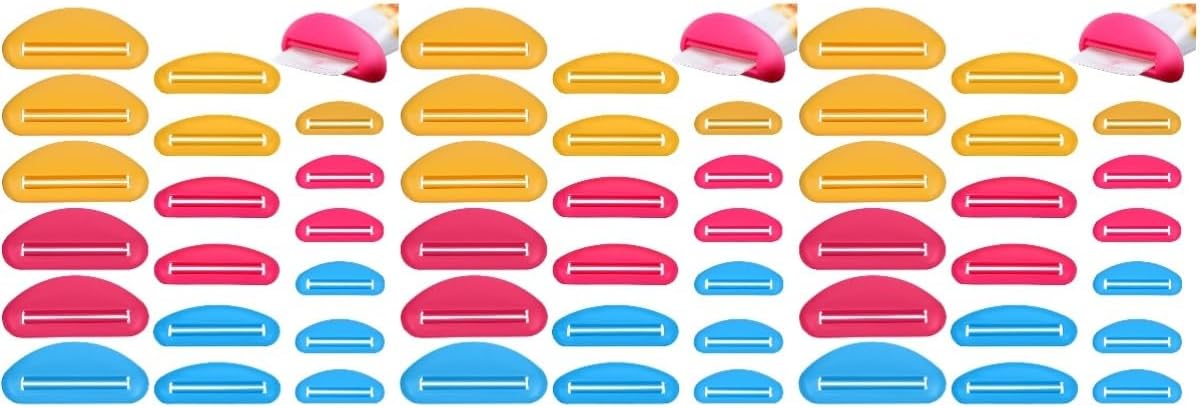 GLEAVI 54pcs Manual Toothpaste Tube Squeezer for Easy Squeezing Reduces Waste Ergonomic Design for Toothpaste Cosmetics and Paints
