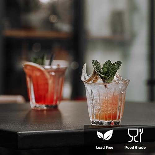 Miniatura 3 de MHW-3BOMBER Drinkware G5055*6 - Juego de 6 vasos sin plomo de 8.1 onzas para expreso, bebidas, latte, agua, whisky, jugo, cóctel, cerveza G5055*6