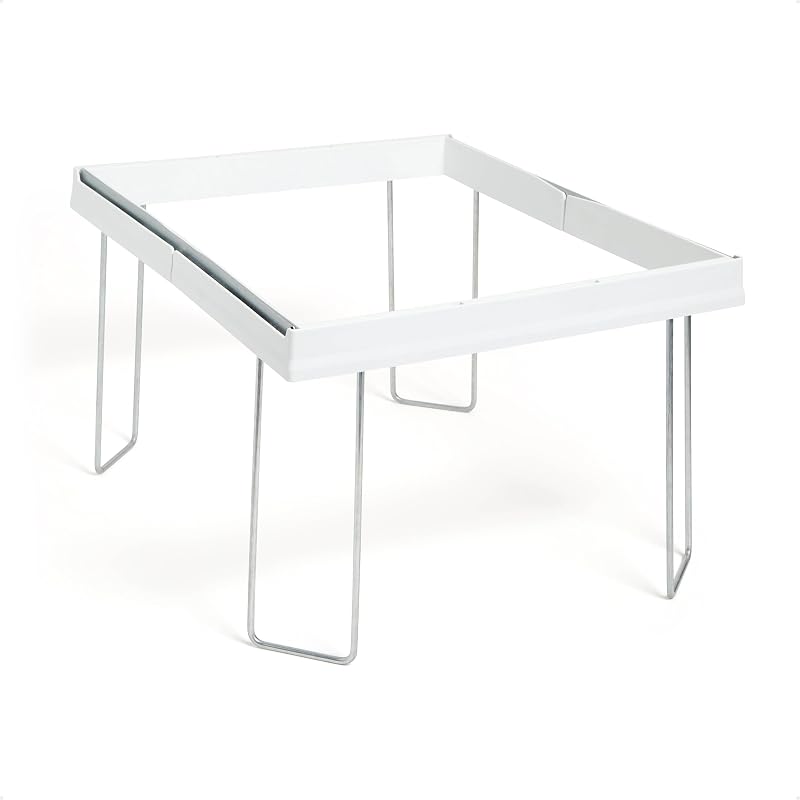 Smead Adjustable Hanging File Folder Frames, 13” W x 9.25” H x 16”-24” L, White and Silver, Letter Size (64850)