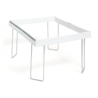 Smead Adjustable Hanging File Folder Frames, 13” W x 9.25” H x 16”-24” L, White and Silver, Letter Size (64850)