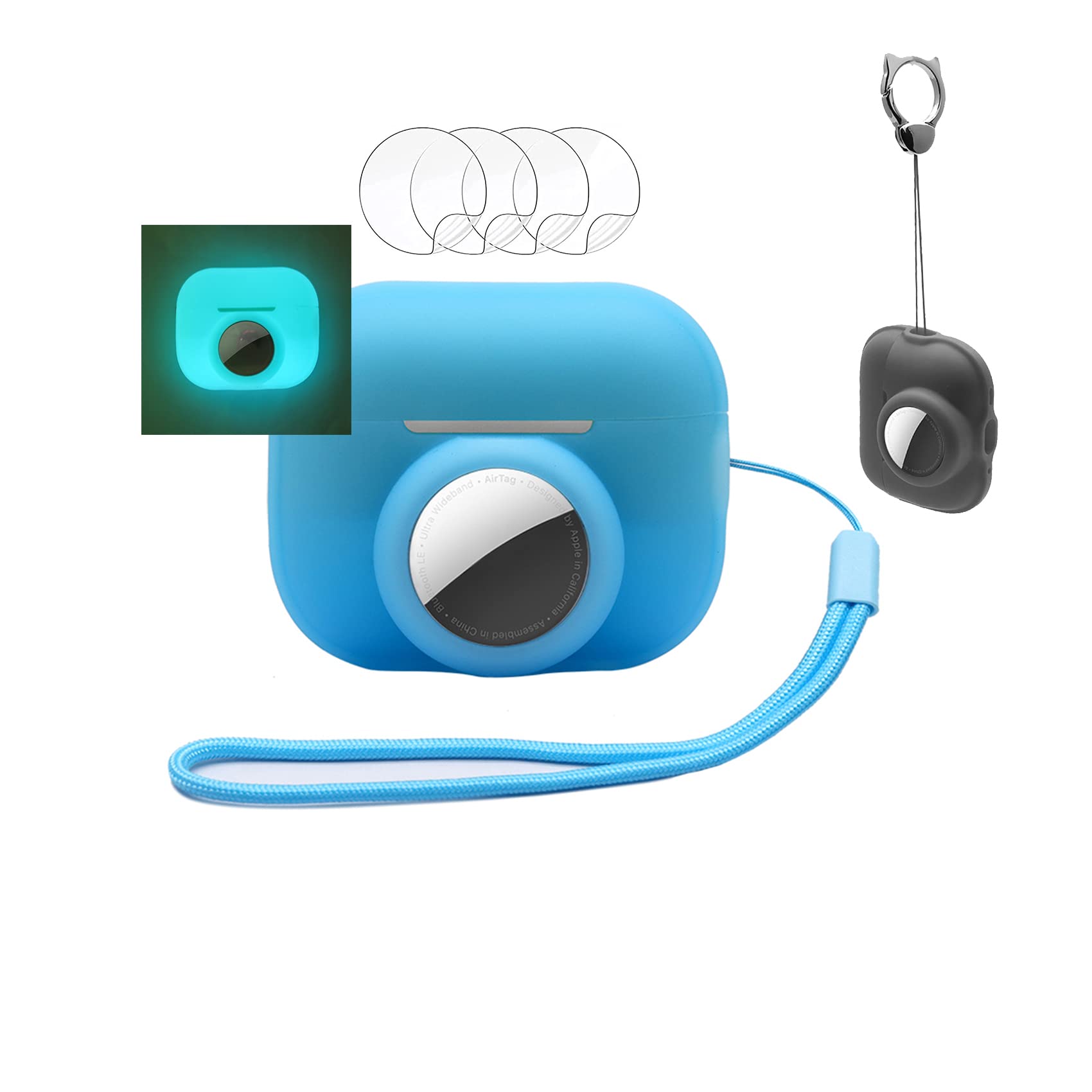 Amazon | グローブルー AirPods Pro 2用ケース Airtagホルダー