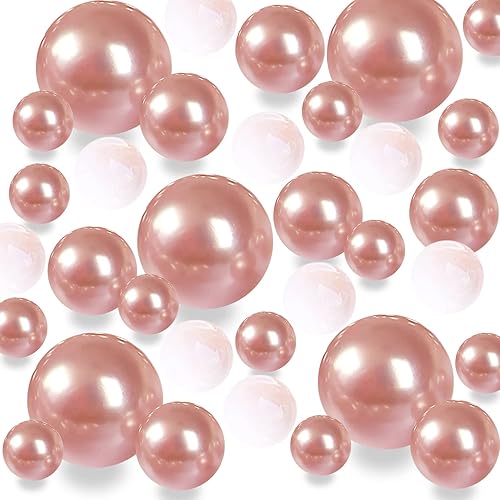 GLBYUNN Perla de 14201181in para relleno de jarrón perlas flotantes para florero cuentas de maquillaje para soporte de brochas cuentas redondas