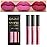 evpct 3Pcs Rose red plum Warm pink Deep cranberry Matte Liquid Lipstick Set for Women 24-hour Matte Lipstick Lip Stain Gloss Long Lasting 24 Smudge Waterproof labiales mate larga duracion 24