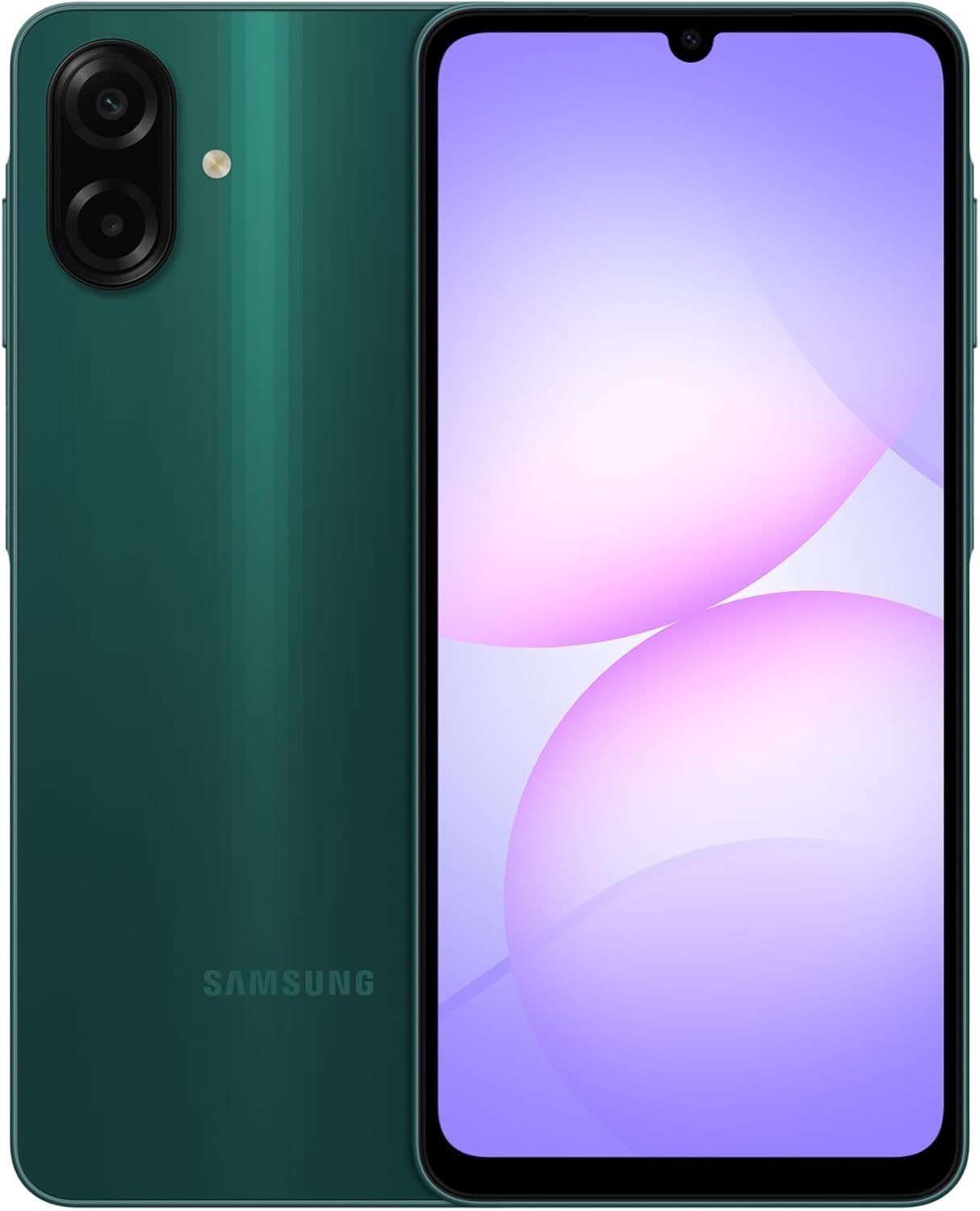Samsung Smartphone Galaxy A07 LTE Dual SIM (versione internazionale) - 256 GB di memoria, 8 GB di RAM, processore 6 nm, display grande, aggiornamenti OS 6x, verde