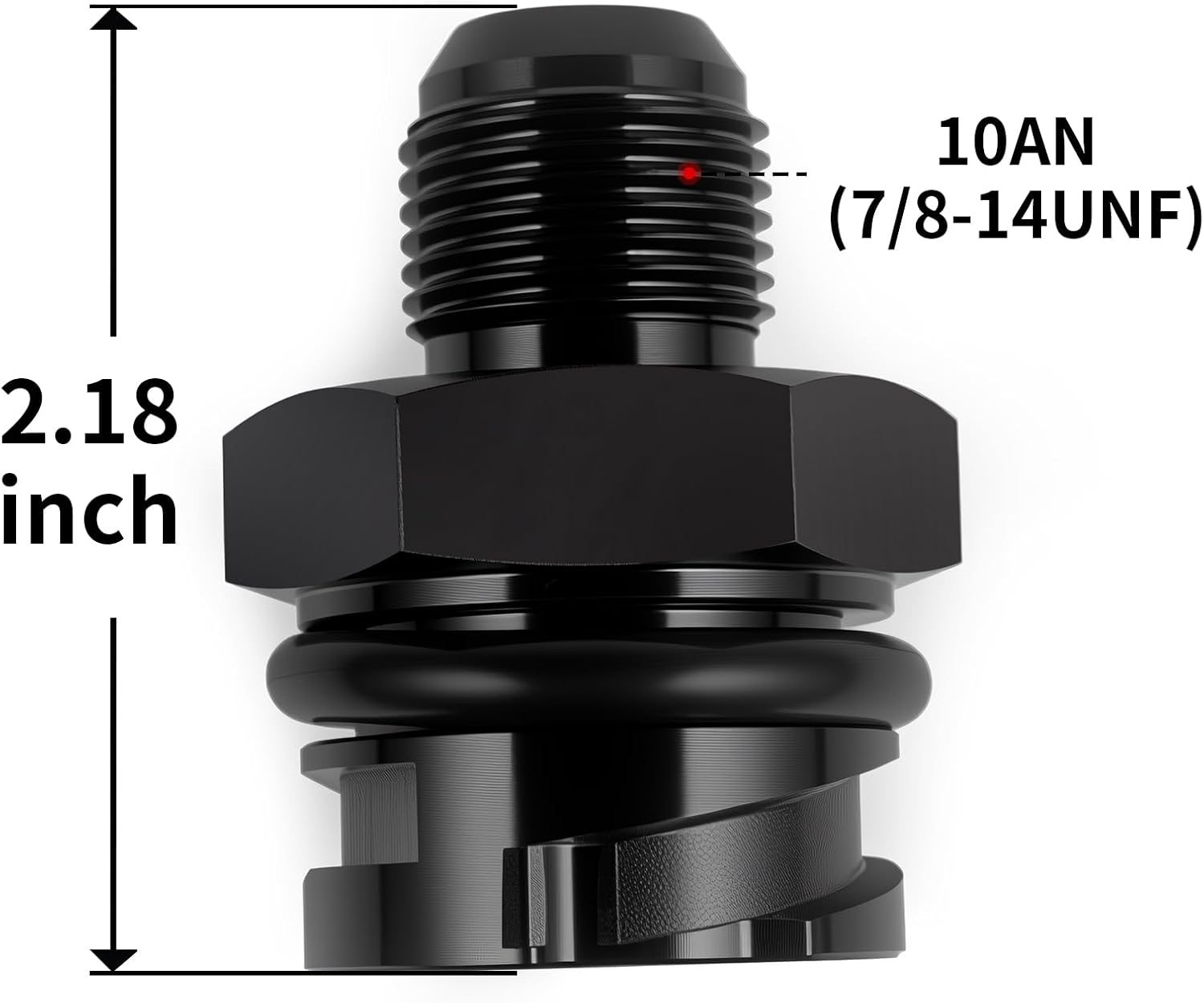 LS Valve Cover Oil Cap 10AN Male Fitting for LSX LS1 LS2 LS3 LS6 LS7