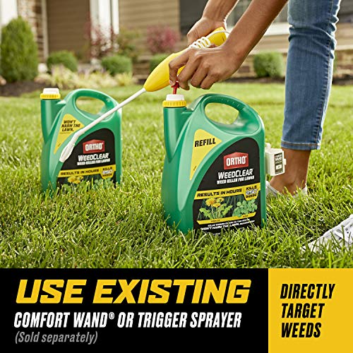 Image of Ortho WeedClear Weed Killer for Lawns: Refill, Won't Harm Grass (When Used as Directed), Kills Dandelion & Clover, 1 gal. (Pack of 2)