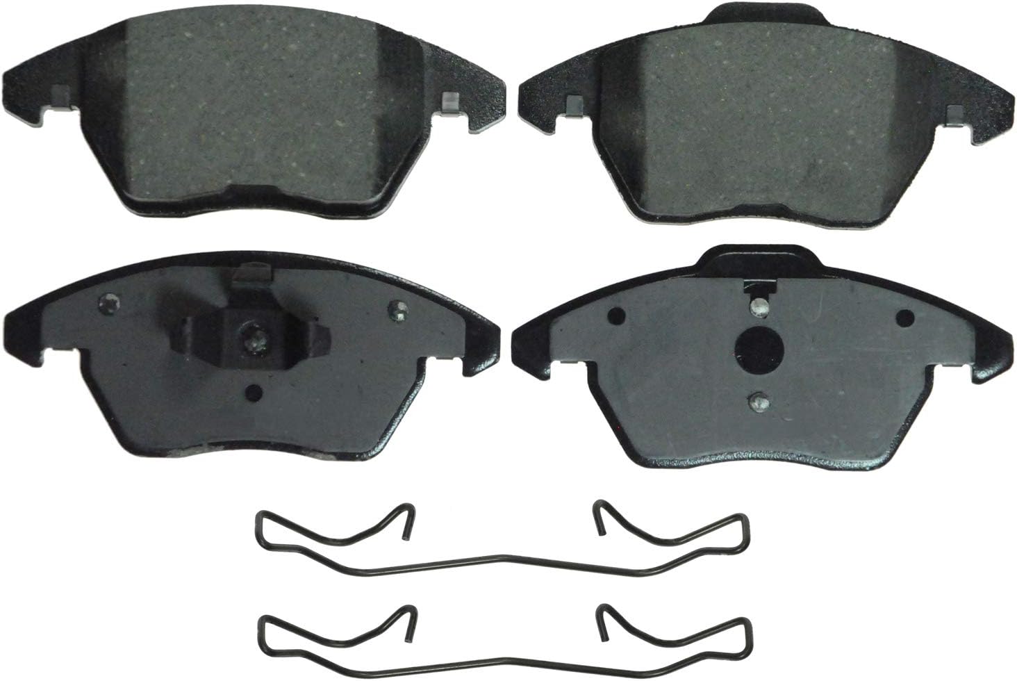 Wagner QS ZD1107B Disc Brake Pad Set, Chamfered Edges for Smooth, Quiet Stops, Fits 2010–2018 Volkswagen Jetta