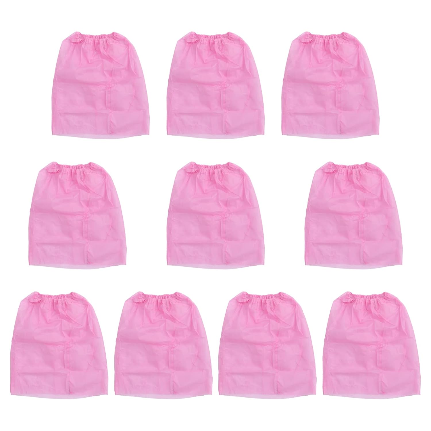 Beaupretty Disposable SPA Wrap Women Wrap Skirts Towel Bath Wrap with Adjustable Closure Salon Bath Skirts for Women Spa Salon Pink 10pcs