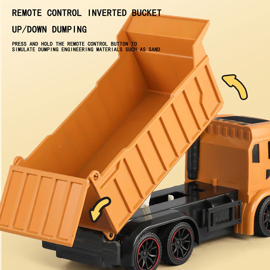 Amazon.co.jp: Remote Control Construction Dump Truck Toy,7 Channel