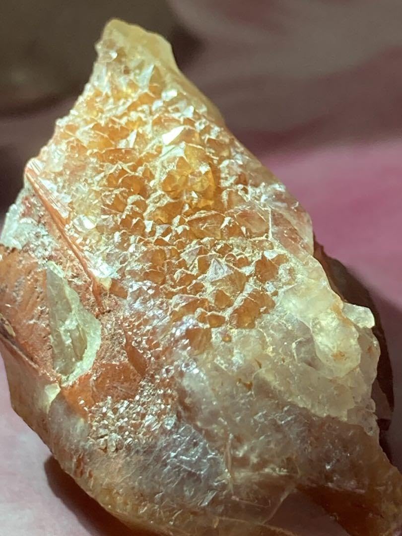 Amazon.co.jp: カテドラル タンジェローズクォーツ タンジェリン 原石