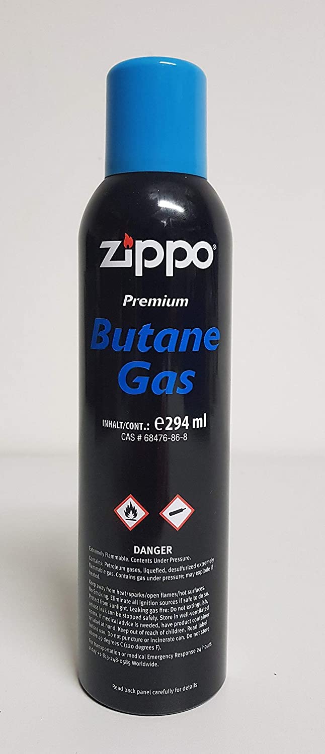 Zippo Butan 100 ml, Gaz do Napełniania Zapalniczek, optymalnej jakości Gaz z Ue, Optymalny do Zapalniczek Ręcznych, Gazowych Palników Butanowych i Gazowych Wkładów Butanowych