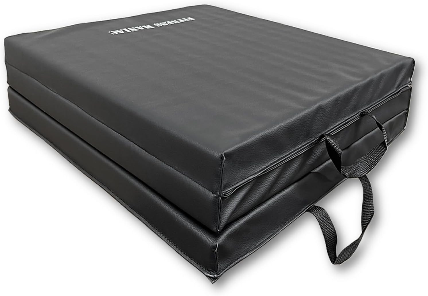 Fitness Maniac New Folding Panel Gymnastics Mat Gym Exercise Yoga Tri Mat Pad Black Exercise Mats USA