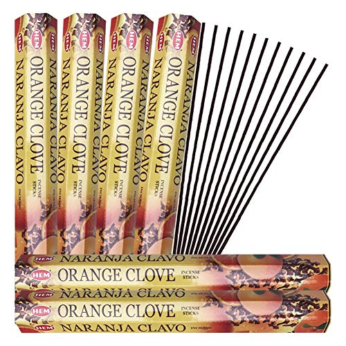 Orange Clove Incense Sticks And Incense Stick Holder Bundle Insence Insense Hem Incense Sticks #TOP4