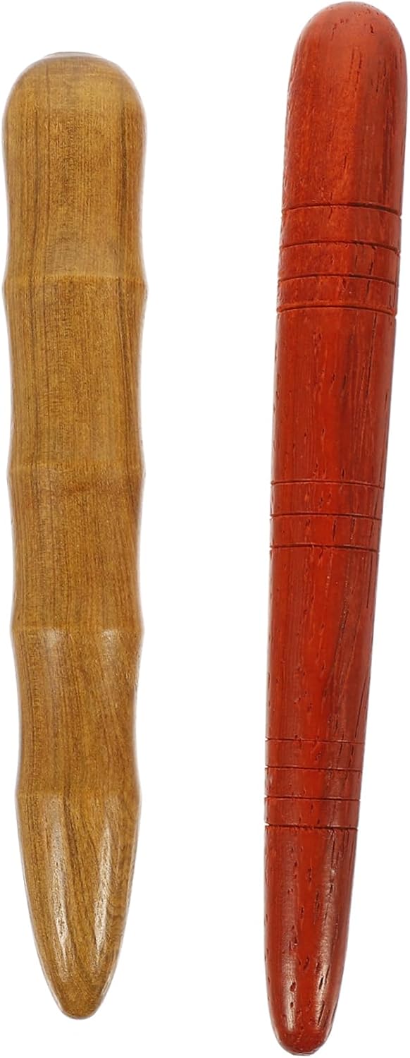 2Pcs Wooden Foot Massagers for Women Professional Acupoint Massage Tools Durable Pelma Massagers for Foot Circulation and Relaxation Natural Pressure Point Therapy