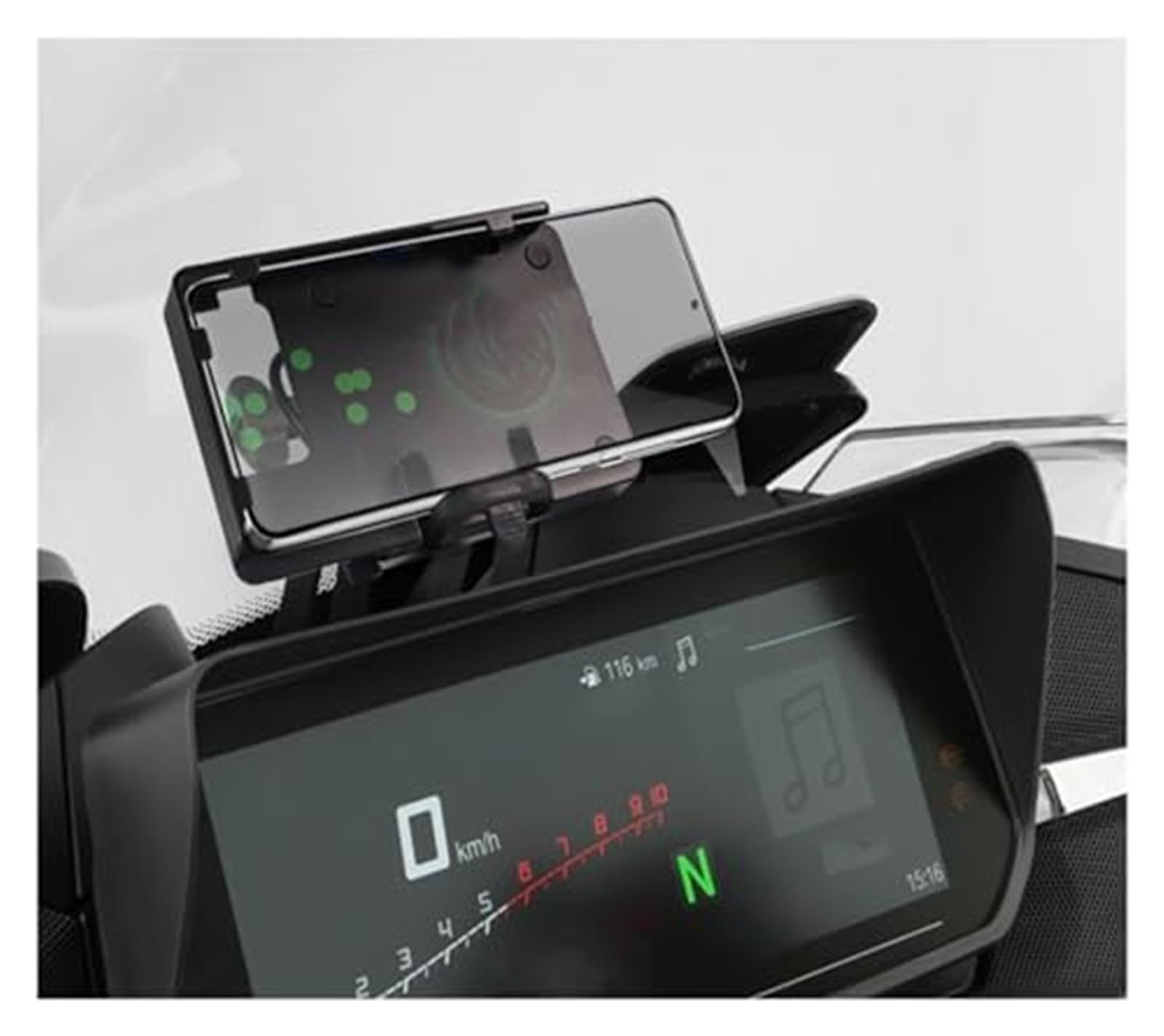 Uchwyt na telefon GPS Moto, do BMW, do R1250RT, do R 1250 RT (2021-) Ładowarka motocyklowa Uchwyt na telefon komórkowy Uchwyt nawigacyjny Uchwyt na telefon motocyklowy(BLACK USB charging versi