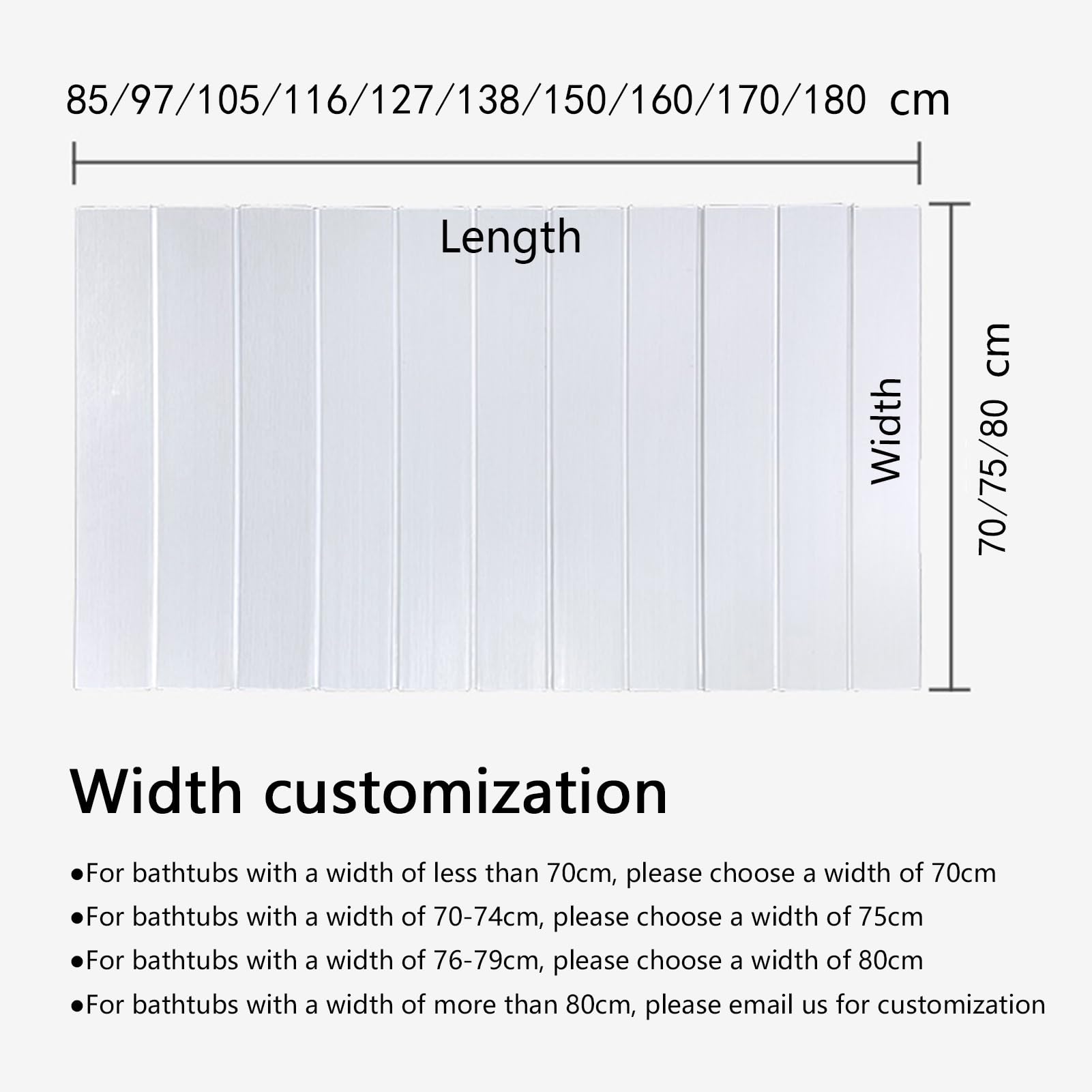 Vassoio per vasca da bagno multifunzionale impermeabile con coperchio isolante pieghevole - 66 x 97 cm, organizer per vasca da bagno bianco per relax e benessere, ideale per benessere e comfort.