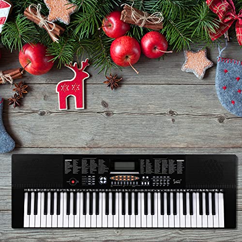 Alightup Piano à Clavier Électrique Portable 61 Touches avec Haut-Parleurs Intégrés Écran LED Casque Microphone Support de Partition - Les Beatles, Paul McCartney, John Lennon, RIngo Starr, George Harrison Alightup Piano à Clavier Électrique Portable 61 Touches avec Haut-Parleurs Intégrés Écran LED Casque Microphone Support de Partition – Image 3