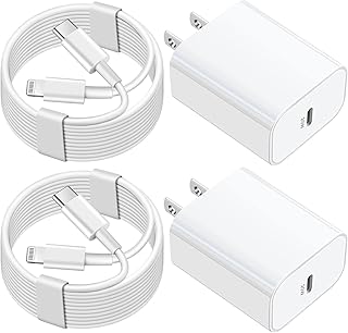 iPhone 14 13 12 11 Fast Charger[Apple MFi Certified], 2Pack Apple Charger 10FT Long USB-C to Lightning Cable with 20W USB C Wall Charger Block Fast Charging for iPhone 14/13/12/11 Pro Max/XS/XR, iPad