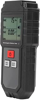 EMF Meter Radiation Detector Accurate Electromagnetic Detector Digital Radiation Detector LCD Display for Measuring Electric Field