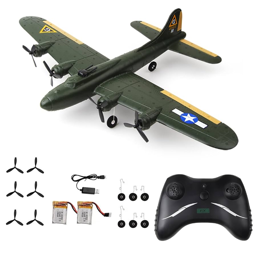 b 17  ラジコン飛行機 通販で買ったB-17 メンフィス・ベル ラジコン飛行機を飛ばして