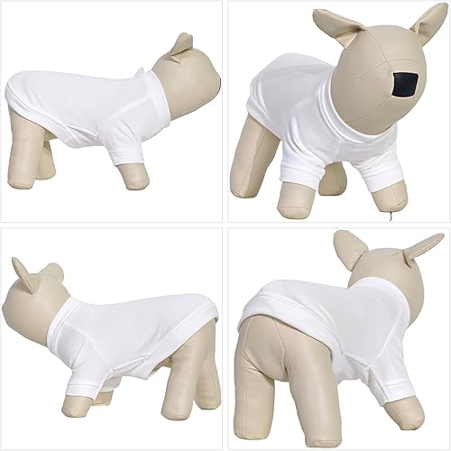 Miniatura 9 de Lovelonglong Sudadera para perro, otoño, invierno, clima frío, camisetas para perros pequeños, medianos y grandes, ropa en miniatura, Schnauzer Shih