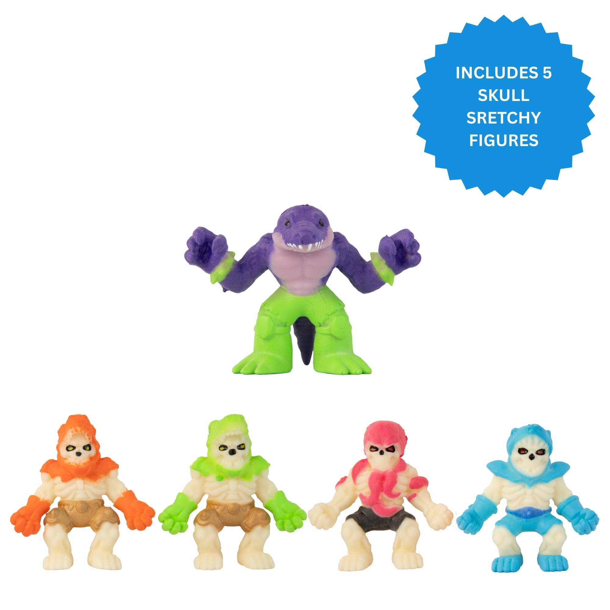 HTI Stretcherz Play Case With 5 Mini Stretch Toys for Kids, Vibrant Colors, H25cm x W7cm x D19cm - Image 4
