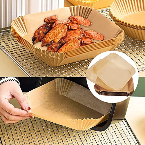 100 Pezzi Carta Forno per Friggitrice ad Aria