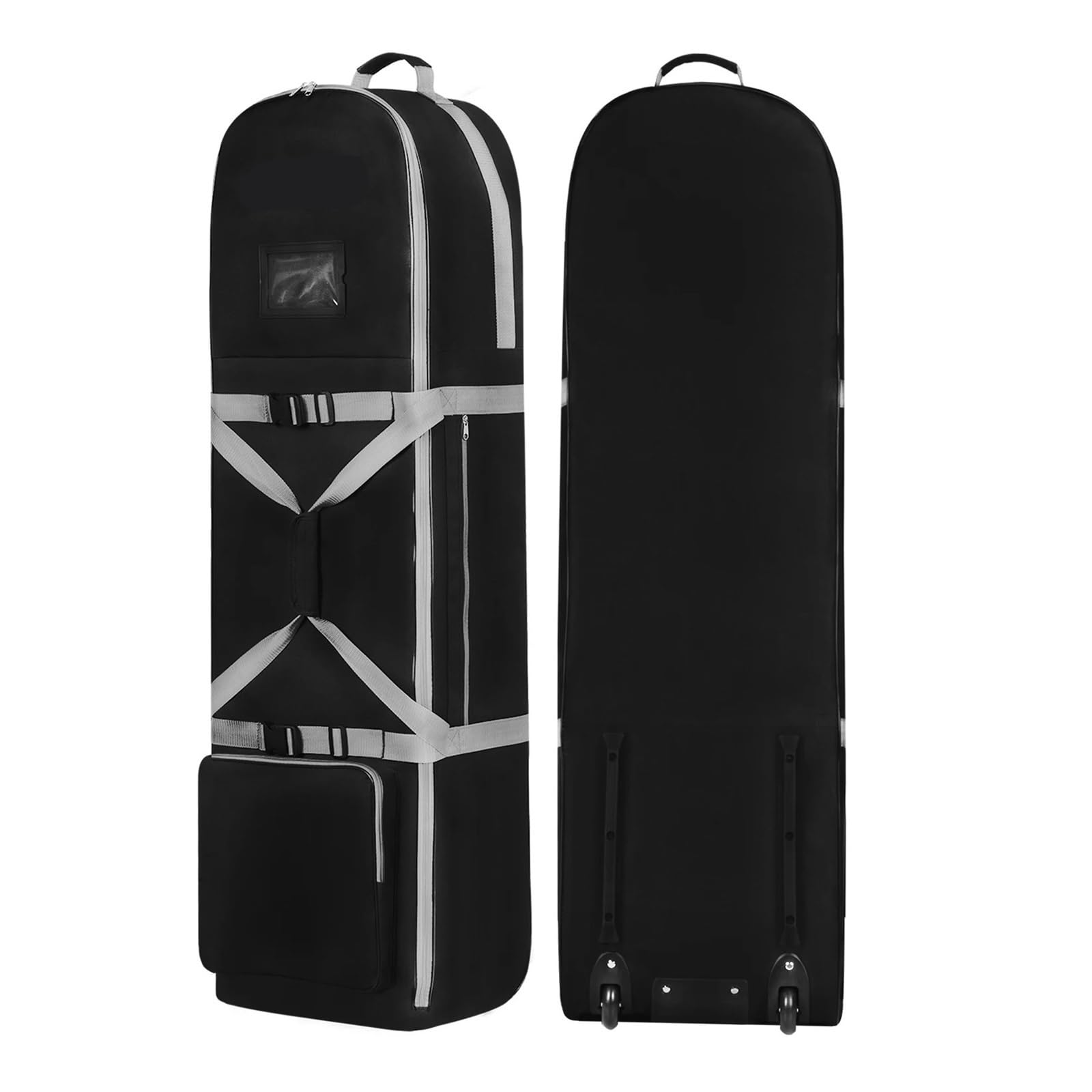 Funda para Bolsa De Golf Bolsa de Viaje for Golf con Cremalleras Resistentes, Ruedas agrandadas, aviación Plegable for un Transporte cómodo