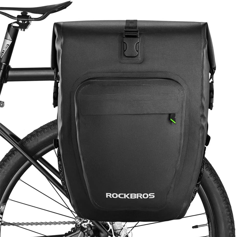 ROCKBROS Bike Pannier Bag Waterproof Bike Bag 27L Large Capacity Bike