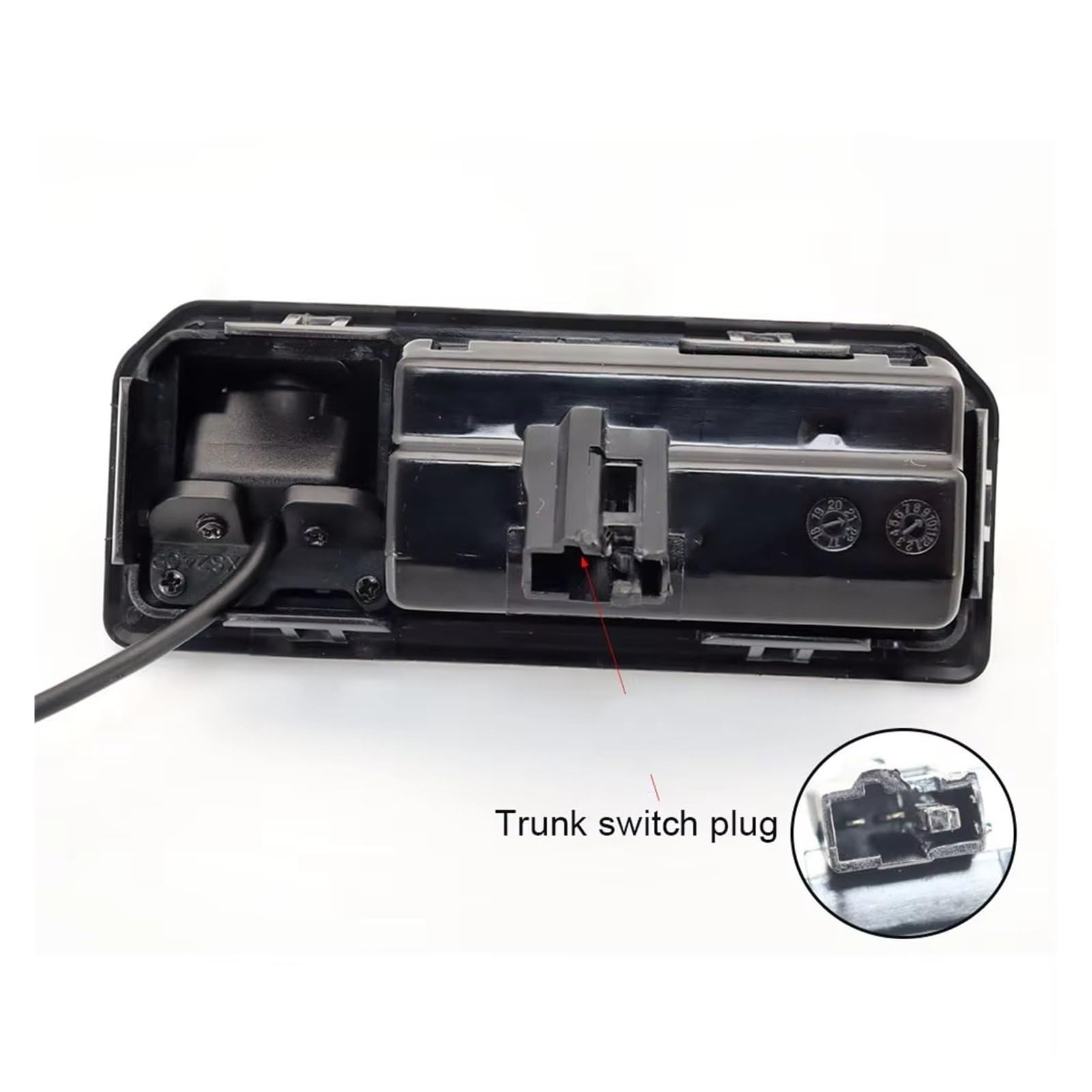 Camera Arrière pour Skoda pour Scala Caméra Recul Voiture | 2019 ~ 2024, Fonctionne Avec MIB1/ MIB2, Canbus, Trajectoire Dynamique, Caméra Recul