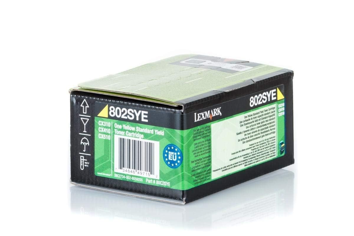 Lexmark 80C2SYE cartouche de toner jaune pour impression couleur de documents - 3