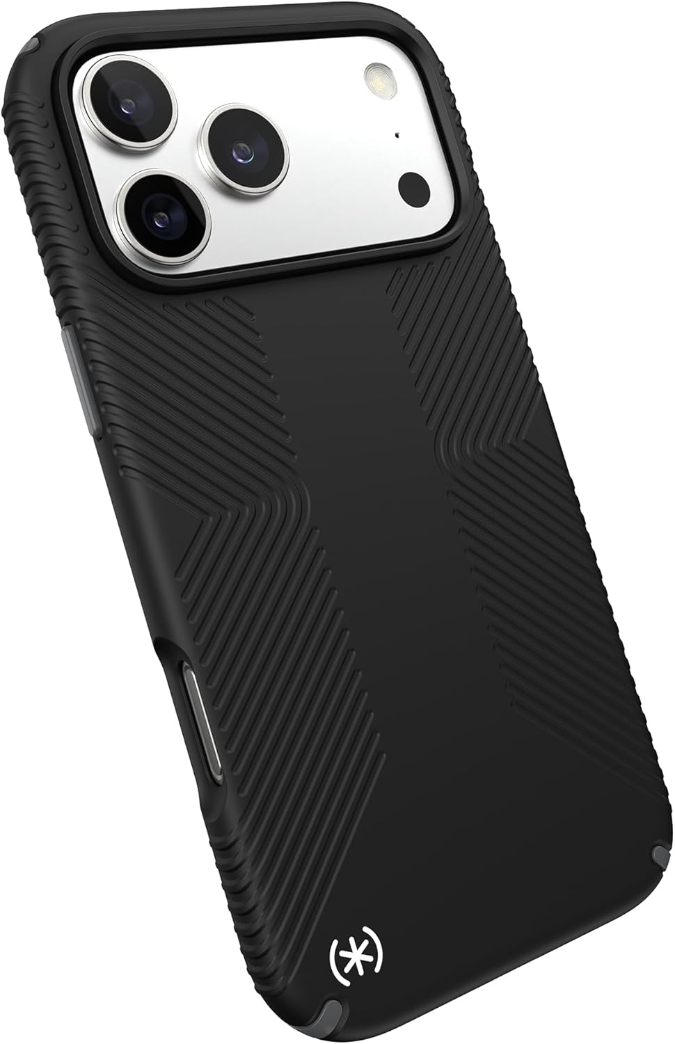 Speck PRESIDIO2 Grip for iPhone 17 Pro Max Case, MagSafe-Compatible, Slim Protective Case, Black/Slate Grey/White - Image 4