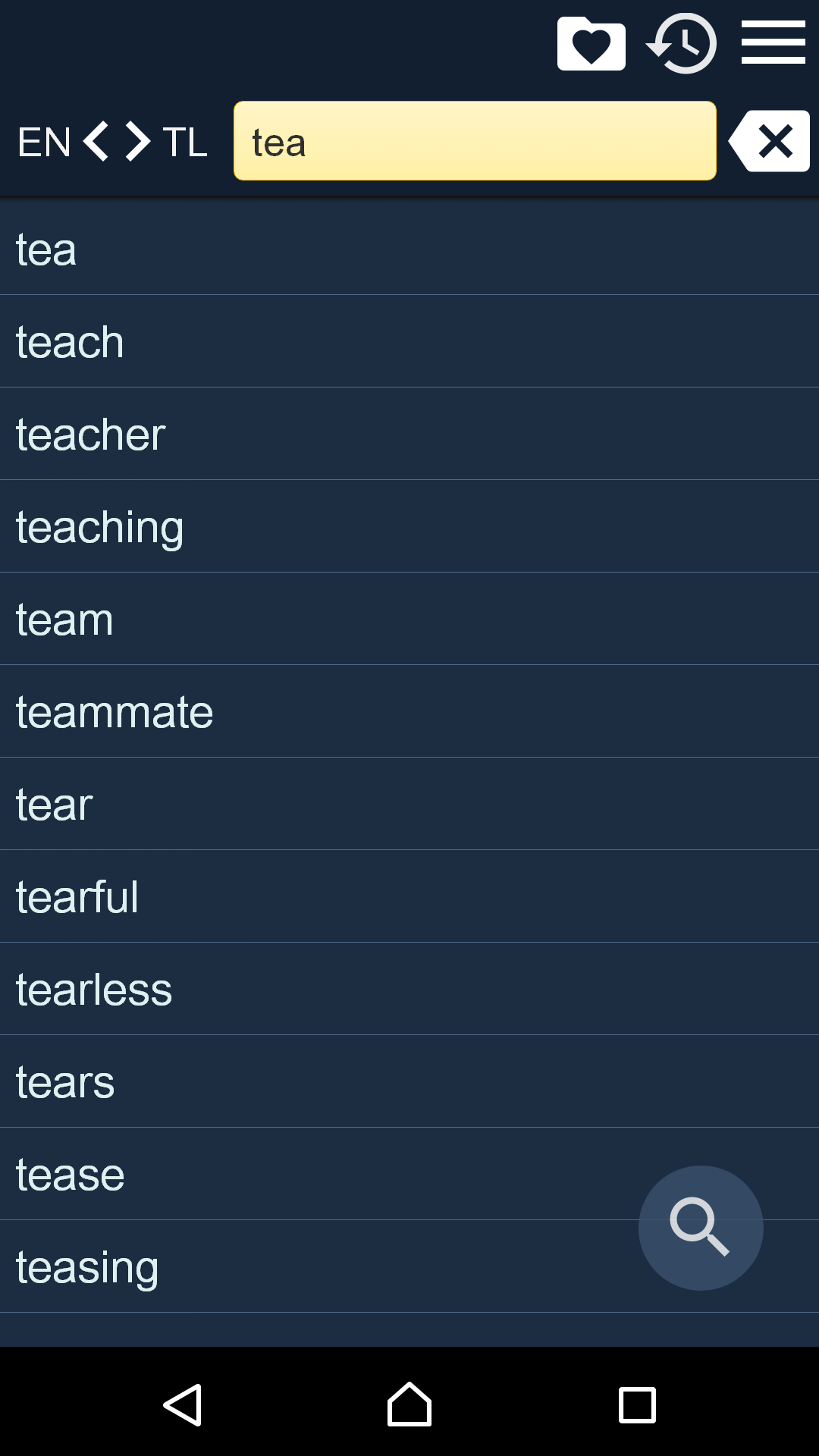 English Tagalog Dictionary Free App on Amazon Appstore