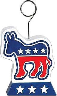 Democratic Photo/Balloon Holder Party Accessory (1 count)