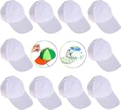 DIY Kids Baseball Caps Hats - White DIY Creative Painting Polyester Sun Hat Sports Cap for Kids