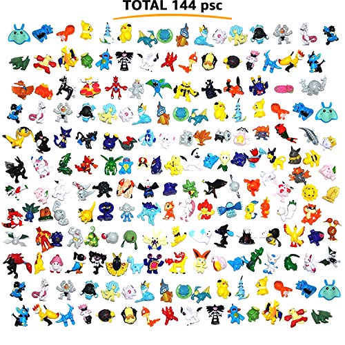 PETON Toy Play Fun 144 pcs Heroes Action Figure Toy Set Mini Action Figures 2-3 cm Kid's Gift Children Game