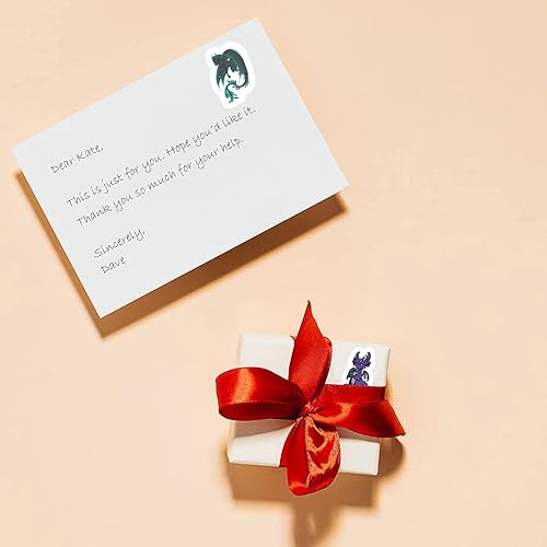 Miniatura 5 de Calcomanías de dragones 500 unidades 8 rollos de calcomanías de dibujos animados coloridos autoadhesivos para niños niñas niños suministros de