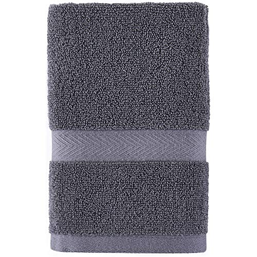 Image of Tommy Hilfiger Modern American Hand Towel, 16 x 26 inch, Steel Grey