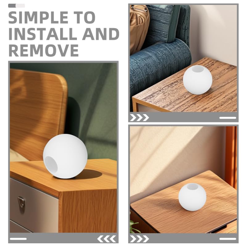 BESPORTBLE Glass Lampshades for Table Lamps Globe Lamp Modern Detachable Lampshade for and Floor Elegant Round Design Light Fixture Cover Easy Installation Home Office - Image 4