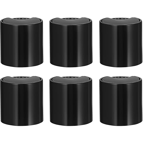 Beaupretty tapas de botella de champú, 6Pcs champú tapas de botella de reemplazo para 8.5 fl oz Cuerpo Loción Contenedor Tapas