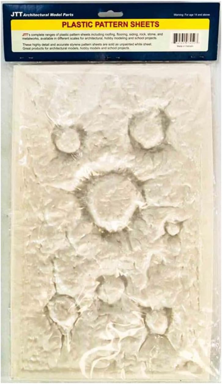 Plastic Pattern Sheets: Moon & War Craters