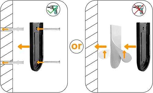 Miniatura 8 de ENUOTEK Luz de lectura LED de montaje en pared, luces de mesita de noche para cama, lámpara LED flexible negra para dormitorio, control táctil