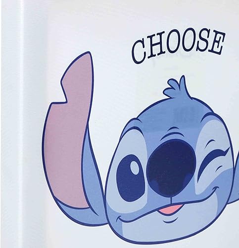 Miniatura 4 de Open Road Brands Disney Lilo and Stitch Choose Happy Gallery - Lienzo decorativo para pared, adorable arte de pared de puntada para dormitorio