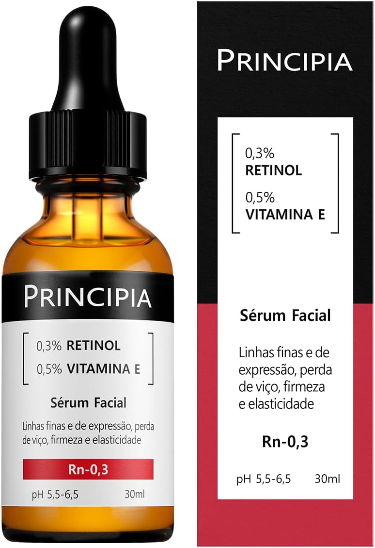 Sérum Principia Retinol 0,3% com Vitamina E eficaz