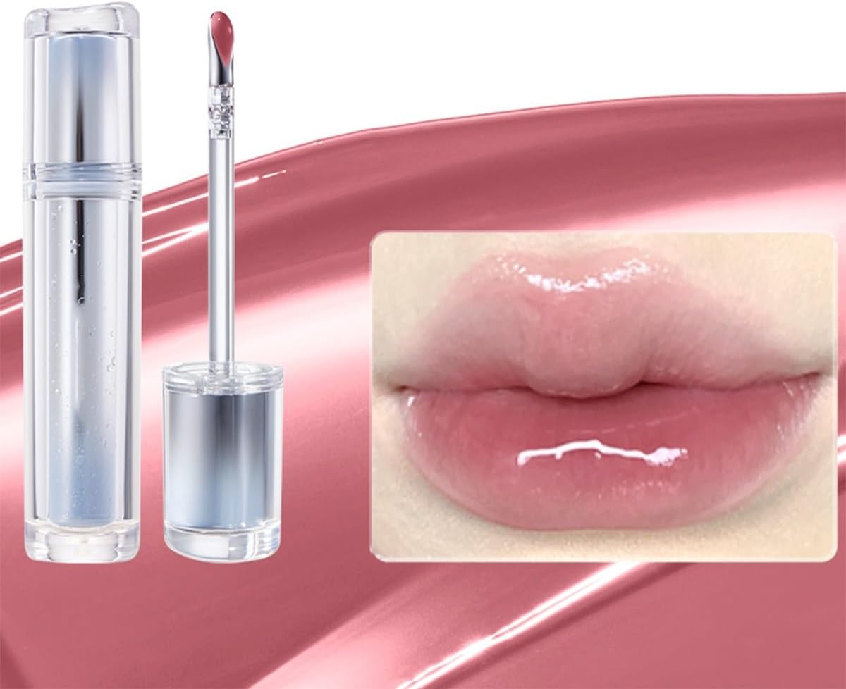 Judy Doll Hydrating Lip Tint, Mirror Lip Gloss With Metal Tip Applicator - Long-lasting And Nonstick