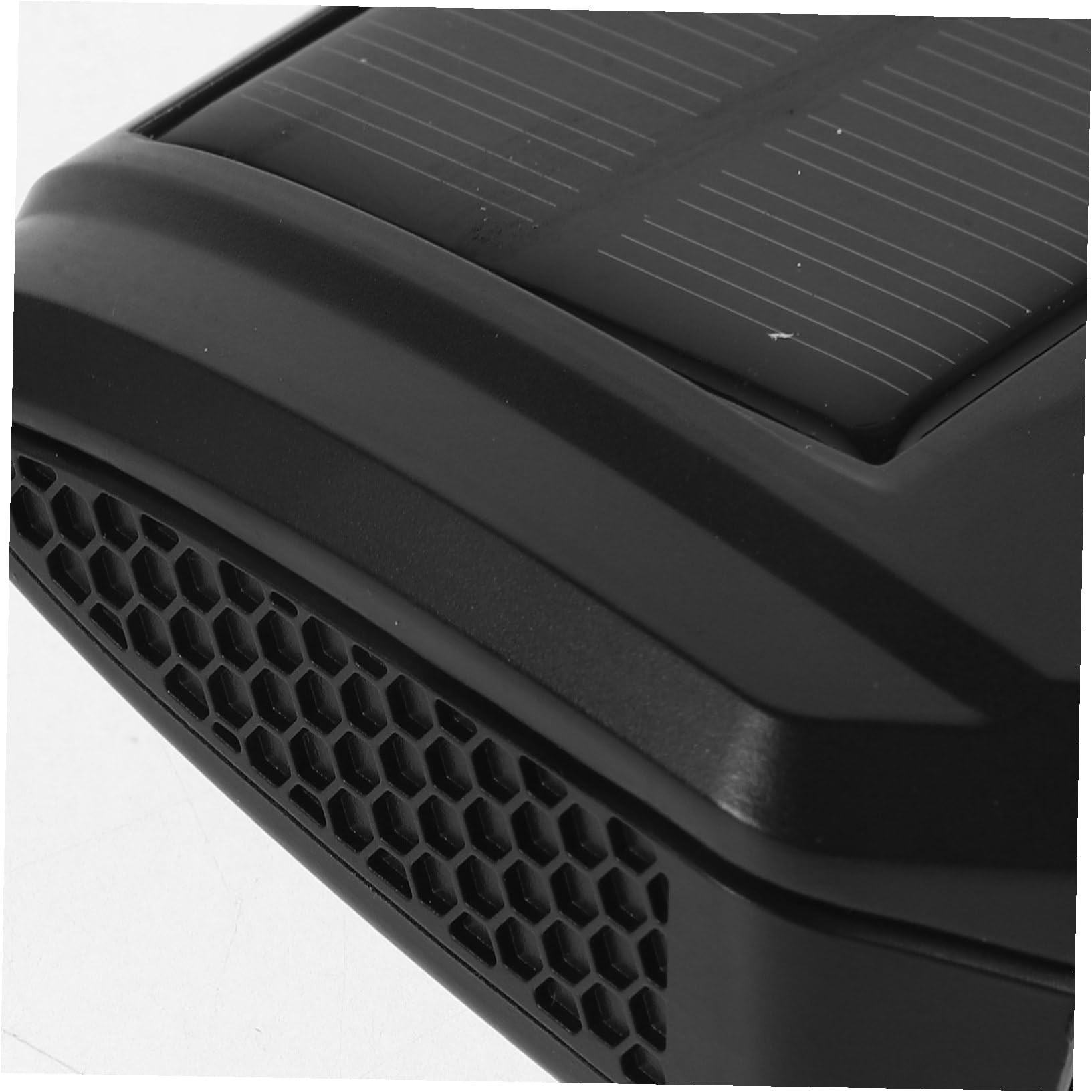 Reloj Solar Digital para Coche con Pantalla de Fecha, Hora y Temperatura, Multifuncional, Fácil Instalación, Material Abs para Salpicadero Negro
