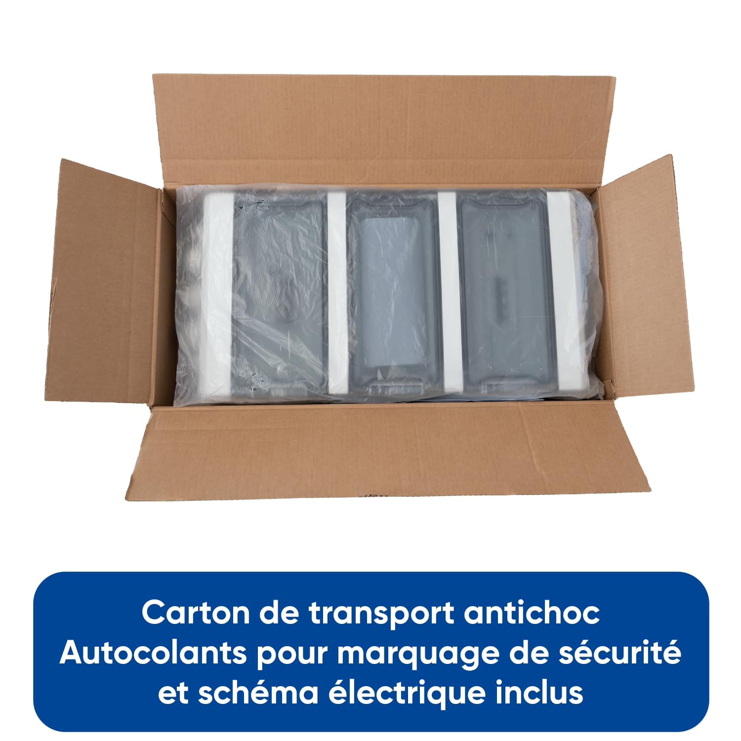 Coffret AC Triphasé 13kW Backup - Inverseur Source - IP65